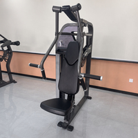 Mesin Chest Press Vertikal Komersial dengan Resistance Selectorized untuk Latihan Kekuatan Tubuh Bagian Atas di Gym Profesional