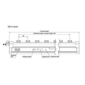 Senpum ESD Ionizer Bar Inteligencia Equipo eliminador de liberación estática Eliminación antiestática Ion Air Bar - Product Image 6
