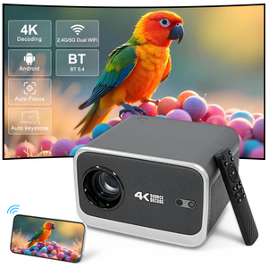 Nuevo Proyector Portátil Inteligente para Cine en Casa 4K LED LCD con <span class=keywords><strong>Netflix</strong></span> y YouTube Full HD 1080P Enfoque Automático Tiro Corto Android 13 - Product Image 1