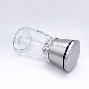 2024 Nova Chegada Luxo Rhinestone <span class=keywords><strong>Pepper</strong></span> <span class=keywords><strong>Mill</strong></span> e Moinho De Sal Para As Mulheres Cristal Glitter Personalizado Sal E Pimenta Grinder Set - Product Image 4