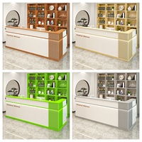 Comptoir de caisse, petite table de bar, armoire à vin, magasin de proximité, restaurant, hôtel, bureau d'accueil sur mesure, minimaliste
