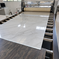 Panneau mural flexible en PVC écologique de 1220 mm, décoration intérieure, marbre carbone, marbre ardoise
