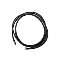 Conector Eléctrico, Cable Coaxial LMR240 de 2500 mm, Ensamblaje SMA Hembra Crimpado para Panel, Conectores SMA Macho Crimpado en Ángulo Recto de Fábrica