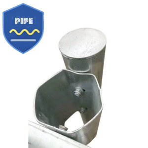PiPe Round Pipe <b>Post</b> W-Beam Highway Guardrail M50 Impact Rating Hot-Dip Galvanized Steel Traffic Barrier - Product Image 4