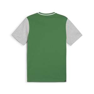 <span class=keywords><strong>Camiseta</strong></span> <span class=keywords><strong>Puma</strong></span> para <span class=keywords><strong>Hombre</strong></span>, Verde con Mangas Grises, Cuello Redondo, Estilo Casual - Product Image 2