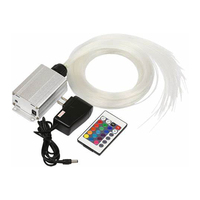 Kit d'éclairage d'ambiance cinéma maison 5W, lumière RGB, fibre optique, plafond étoilé