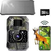 Mini caméra de surveillance WiFi PH960W avec batterie 2000mAh, panneau solaire 1.5W, fonctionnalité spéciale sans fil