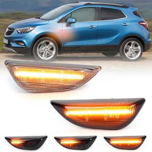 Intermitente dinámico LED marcador lateral secuencial luces de señal de giro para <span class=keywords><strong>Opel</strong></span> <span class=keywords><strong>Mokka</strong></span> X Chevrolet Trax Buick Encore 13-20 lámparas indicadoras - Product Image 1
