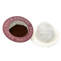 Nouvelle tendance ronde Fedora UFO sac filtre à café goutte à goutte pour l'emballage de café infusé à la main