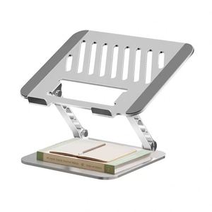 Support portable réglable pour ordinateur portable, support pliable en métal pour ordinateur portable, ventilé et refroidissant, pour les utilisateurs d'ordinateurs portables - Product Image 4
