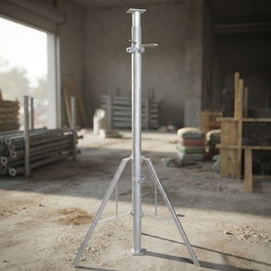 Étais de coffrage en béton résistants à la rouille, étais de construction, étais de soutènement robustes, réglables, en acier galvanisé, type Acrow - Product Image 1