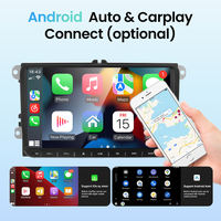 Radio de Coche 2 Din con Android 12, Estéreo, Reproductor de Video, Autoradio, GPS, Wifi, BT, FM para Volkswagen/VW/Polo/Passat/SEAT/Toledo, Sistema de Audio para Coche