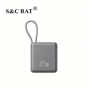 แบตเตอรี่สำรองพกพาความจุสูง 10000mAh ชาร์จเร็ว พร้อมพอร์ต Type-C สำหรับชาร์จเข้า/ออก ดีไซน์มินิ วัสดุพลาสติก - Product Image 1