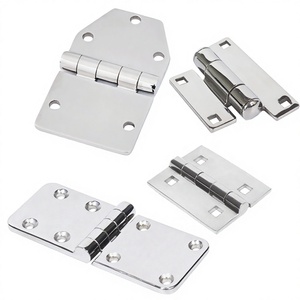Bisagra de Esquina Cuadrada Inherit 120x80 de Acero Inoxidable 316 Grado Marino para Puertas y Ventanas, 4mm de Grosor, Apertura de 180 Grados - Product Image 1