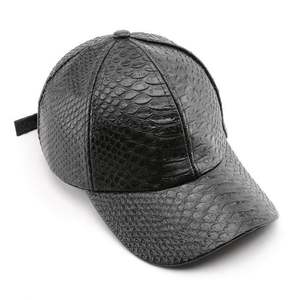 Casquettes de baseball personnalisées en cuir effet peau de serpent de luxe pour homme, idéales pour l'automne et l'hiver, pour le sport et les voyages en extérieur – Vente en gros - Product Image 2
