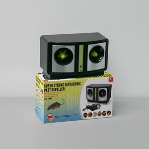Répulsif Électronique <span class=keywords><strong>Anti</strong></span>-Nuisibles d'Intérieur : Piège à Mouches, Souris et Rats Intelligent à Ultrasons, Électrique sur Piles - Product Image 2