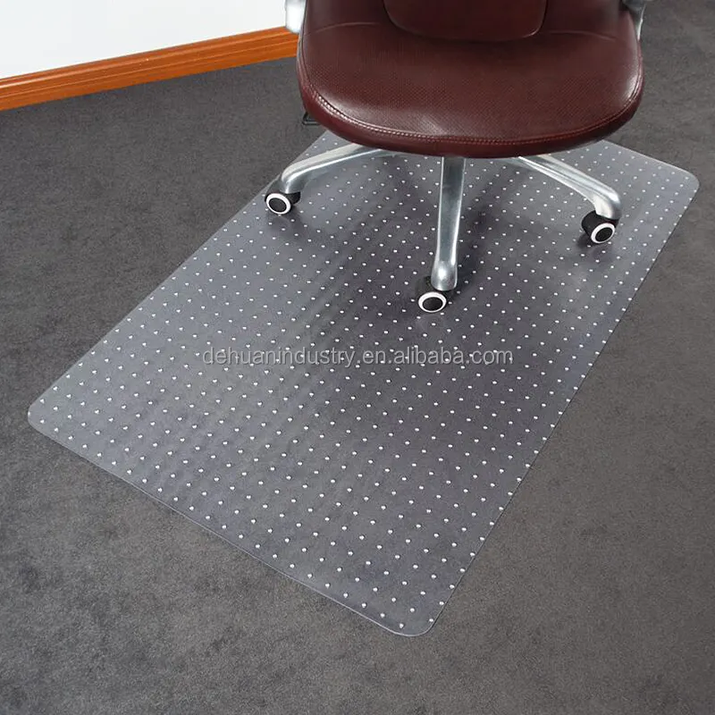 Tappetino per seggiolone da scrivania in plastica resistente per tappetino per sedia in vetro per moquette protezione per moquette per sedia da ufficio