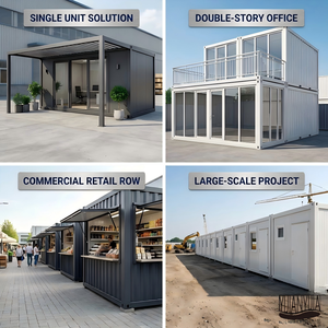 Casa Contenedor Modular Personalizable Sin Soldaduras para Quiosco, Tienda de Conveniencia y <span class=keywords><strong>Bazar</strong></span> en Mercado Nocturno - Product Image 5