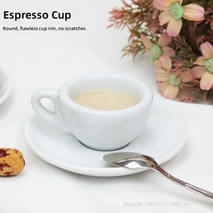 Tazzine da Caffè Mini Demitasse da 50ml, Piccoli Bicchierini in Ceramica per Macchina da Espresso, Ristretto, Uso Caffetteria - Product Image 3
