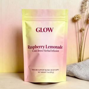 Bolsas reutilizables con cierre zip, aptas para alimentos, con impresión personalizada y logotipo, tipo pouch, para envasar té en polvo. - Product Image 1