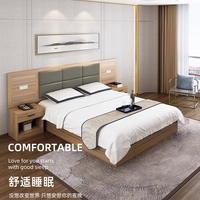 JDC-01 Ensemble de chambre à coucher d'hôtel Meubles lits d'hôtel conçus sur mesure mobilier contemporain Meubles d'hôtel Meubles de maison
