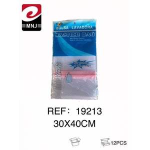 Bolsa de lavandería MNJ modelo 19213, 30x40 cm, bolsa de malla gruesa para prendas delicadas y calcetines - Product Image 1