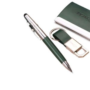 Faux Leather Notebook <b>Gift</b> Set Business <b>Office</b> Style Wireless Perfect Binding Logo Printing Pens-Conference Promotional <b>Gifts</b> - Product Image 5
