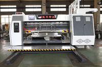 Máquina Impresora Flexográfica Computarizada Totalmente Automática, Ranuradora, Troqueladora y Apiladora para Cajas de Embalaje