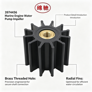 Nouvelle Pompe à Eau Hors-Bord 3974456 avec Turbine – Pièce de Rechange pour Moteur Marin - Product Image 1