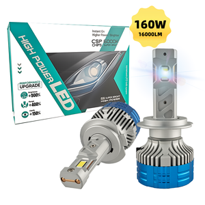 Bombilla LED N4 PRO H4 160W 40000Lm LK Súper Brillante para Auto, Lámpara 9005 H7 H4 Canbus, Luces LED para Auto, Bombillas LED para Faros Delanteros H1 H11 - Product Image 1