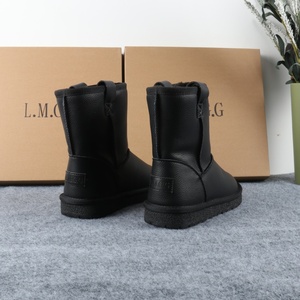 <span class=keywords><strong>Botas</strong></span> de Nieve de Alta Calidad para <span class=keywords><strong>Mujer</strong></span>, Botines de Invierno, Estilo <span class=keywords><strong>UGG</strong></span>, Parte Superior de Cuero Genuino, Forro de Lana, Antideslizantes - Product Image 6