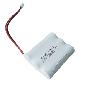 Nicd aa 500mah 600mah 3.6v batteria ricaricabile nicd 3.6v batteria ricaricabile