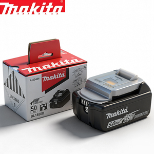 Batería de Iones de Litio <span class=keywords><strong>Makita</strong></span> BL1850 de 18 V y 5.0 Ah con BMS, 4000 Ciclos de Vida, Indicador LED para Sierra Eléctrica - Product Image 6