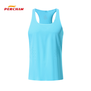 Camiseta Deportiva de Tirantes para Mujer con Logotipo Personalizado, de Secado Rápido, Transpirable, con Orificios Cortados con Láser, Elástica en <span class=keywords><strong>4</strong></span> Direcciones, para Entrenamiento y <span class=keywords><strong>Running</strong></span> - Product Image 2
