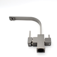 Robinetterie de cuisine en acier inoxydable 304 sans plomb, mitigeurs 360° ° Robinet de cuisine à 3 voies avec bec pivotant pour eau chaude et froide filtrée