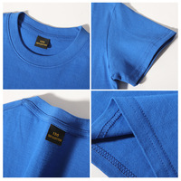 210g Zwaar Katoenen Kinder T-shirt Korte Mouwen Effen Blank Unisex Peuter Tee 12 Kleuren Aangepast Logo Zomer Babykleding Groothandel