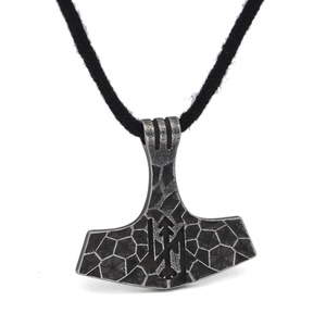 จี้ดาบไวกิ้ง Valknut Swords mmmonen mjonir สแตนเลสสตีลโบราณจี้ดาบต่อต้านปีศาจจี้หัวลูกศรจี้ - Product Image 4