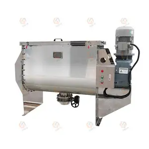 Pemasok Harga Pabrik Mixer Bubuk 30Kg Pita Stainless Steel Mixer Pembuatan Makanan