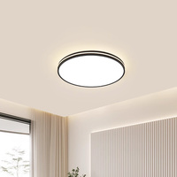 Plafonniers LED circulaires 26W, luminaires de plafond modernes et simples, ronds, en acrylique, à montage encastré, pour la maison, la salle à manger, le salon
