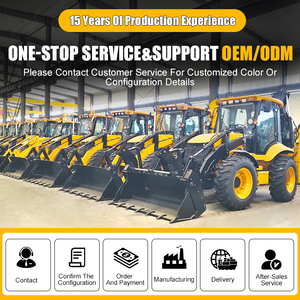 Macchinari per Movimento Terra ad Alte Prestazioni, Nuova <span class=keywords><strong>Mini</strong></span> Retroescavatrice Diesel, Escavatore Trainabile per Fattoria 4x4 - Product Image 2