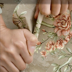 Papier peint en mousse 3D gaufré avec feuille d'or, revêtement mural décoratif de luxe pour la décoration intérieure du salon et de la chambre - Product Image 6