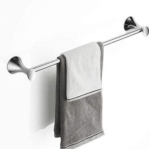 Juego de Accesorios de Baño para Montar en la Pared, Incluye Toallero Individual, Anillo para Toalla y Portarrollos de Papel Higiénico, Cromado Pulido - Product Image 4