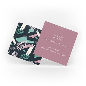 Cartes de vœux personnalisées avec logo, en papier d'art, impression recto-verso, pour anniversaire, mariage, entreprise, remerciement, cadeau - Product Image 1