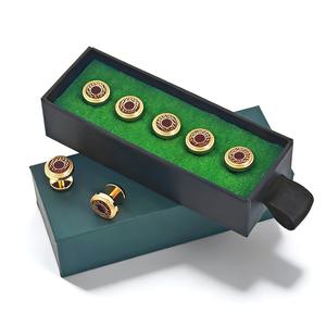 Botón de metal negro y dorado KUNSHUO para Baju Melayu, botón de camisa, ropa, logotipo de marca personalizado, botón malayo para ropa Baju Melayu - Product Image 3