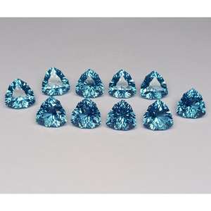 Topaz Azul Sintético de 13 mm, Corte Pera, de Laboratorio, 9.50 Quilates, el Más Popular, Novedad, Superventas, para Joyería - Product Image 4