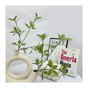 QYYM-91 Meiyan 3 forchette pittura a olio che appende orchidea decorazione del giardino di casa <span class=keywords><strong>verde</strong></span> ambientale simulazione <span class=keywords><strong>verde</strong></span> vegetazione artificiale - Product Image 2