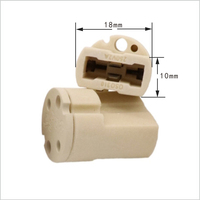 Fournisseurs d'usine Socle de lampe G9 200 mm 250 V 2 A Douille en céramique Type G9 Porte-lampe halogène pour ampoules LED halogènes Veilleuse domestique