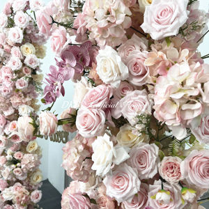 Produit le plus vendu en <span class=keywords><strong>2024</strong></span> Arche de fleurs artificielles Arche de roses roses Mariage - Product Image 4