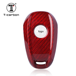 Étui à clés de voiture en fibre de carbone T-carbon Fit <span class=keywords><strong>Romeo</strong></span> Key Cover Auto Interior Accessories Key Case Pièce décorée Ventes d'usine - Product Image 2