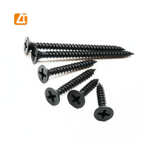 Acier au carbone 1022a vis à cloison sèche fil fin ou grossier bugle tête vis à cloison sèche phosphatée noire